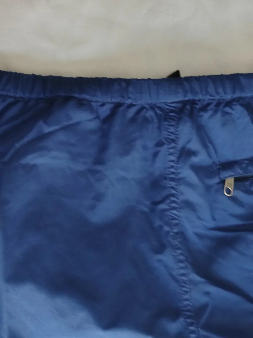 Mens The North Face Size M Color Blue Full-Zip Side Zips Waterproof Pants
